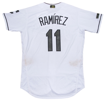 2017 Jose Ramirez Game Used Cleveland Indians Memorial Day Weekend Alternate Jersey (MLB Authenticated)